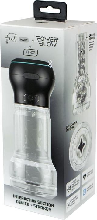 Productafbeelding Kiiroo Feel Pocket Stroker Crystal + PowerBlow Combo