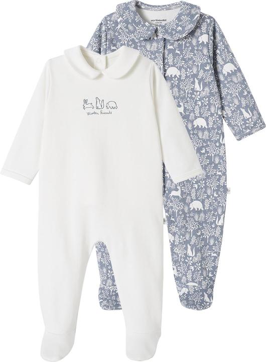 Produktbild Vertbaudet 2er-Pack Baby Strampler, Bio-Baumwolle (50)
