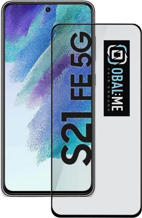 Productafbeelding Obal:Me 5D Glas Screen Protector voor Samsung Galaxy S21 FE 5G Zwart (1 Stuk, Samsung Galaxy S21)