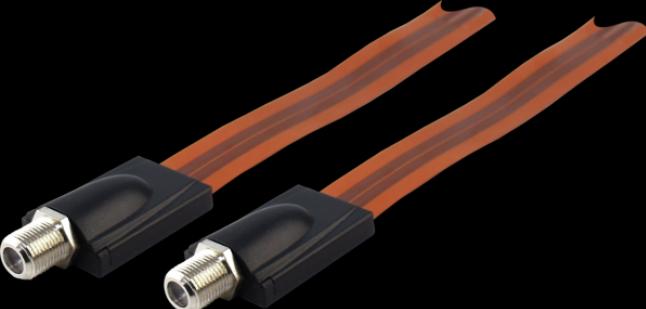 Actual product image Schwaiger Ultra-flat window feed-through for coaxial cable (Window bushing)