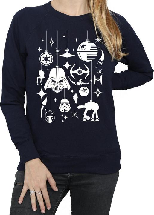 Immagine prodotto Star Wars Christmas Decorations Felpa Donna (M)