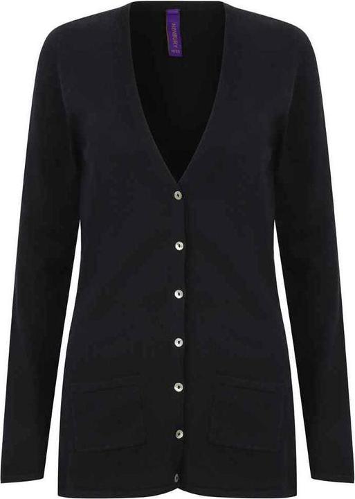Immagine prodotto Henbury Cardigan donna/ragazzo in cotone acrilico con scollo a V (36 D)