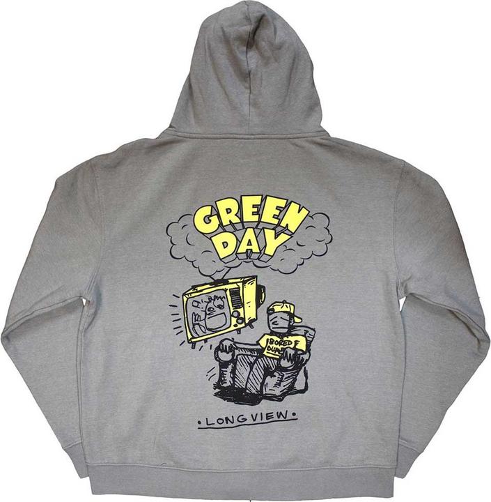 Actual product image Green Day Unisex Adult Longview Doodle Hoodie (XXL)
