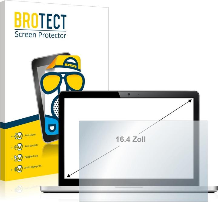 Produktbild BROTECT Entspiegelungs-Schutzfolie Displayschutz Matt (16.40", 16 : 9)