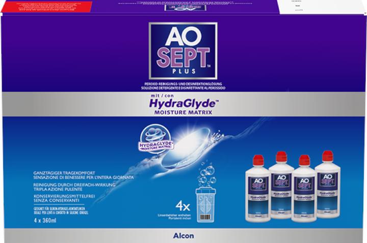 AOSept HydraGlyde 4 (Système au peroxyde, 360 ml)