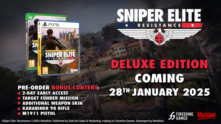 Image du produit Fireshine Games Sniper Elite Resistance (Édition Deluxe) (Xbox Series X, EN)