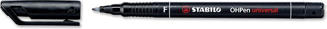 Produktbild STABILO OHPen universal Folienstift permanent (Schwarz, 0.70 mm, 1 x)