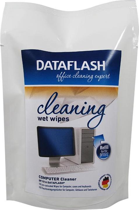 Produktbild DataFlash DF 1516 Reinigungstücher Nachfüllpackung 100 St. (100 x)