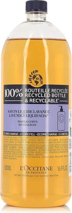 Actual product image L'Occitane Lavender (Liquid soap, 500 ml)