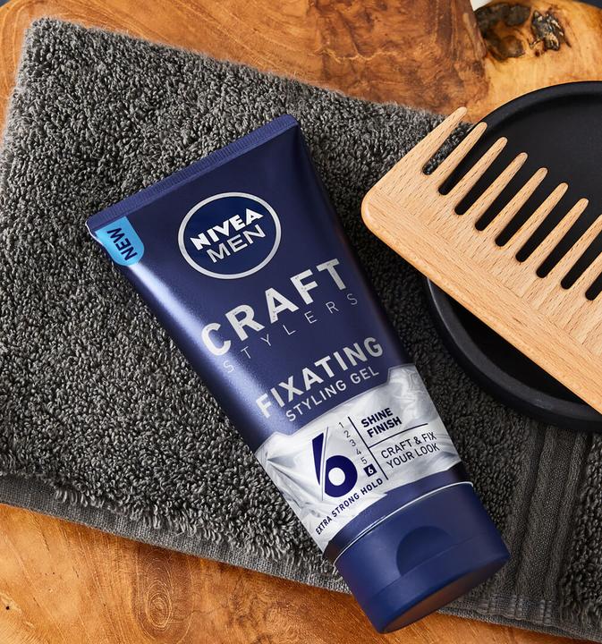 Actual product image NIVEA Craft Stylers Fixating Styling Gel DUO (Hair gel, 300 ml)