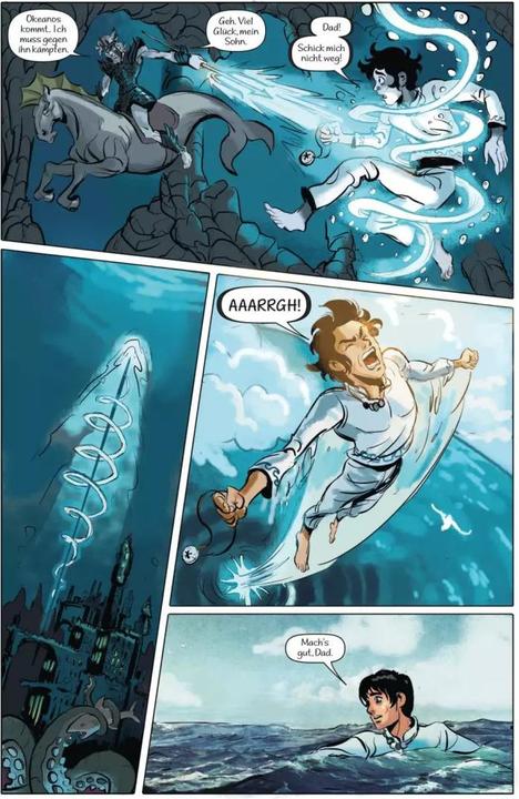 Actual product image Percy Jackson (Comic) 5: Die letzte Göttin (German, Rick Riordan., Robert Venditti, 2021)