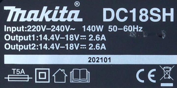 Produktbild Makita Power Source Kit 18 V mit 2x BL 1850 B 5,0 Ah Akku ( 197280-8 ) + DC 18 SH Doppel Ladegerät ( (18 V)