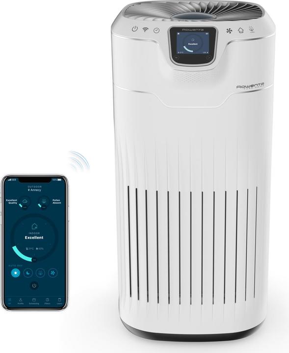 Rowenta Air Purifier PU8080, White (20 m²)