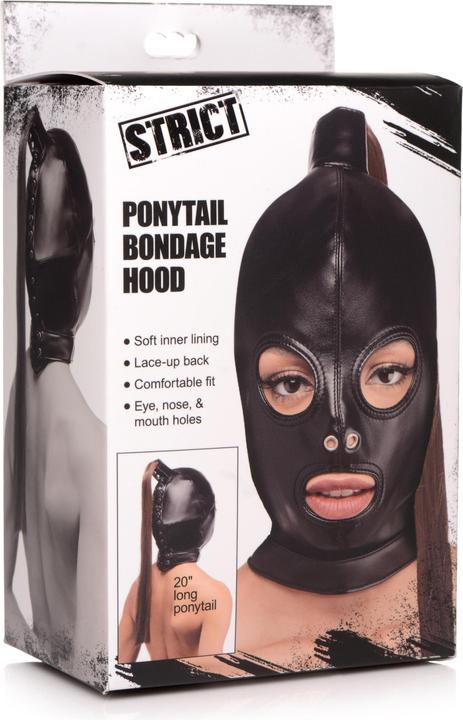 Immagine prodotto Strict Leather Bondage Hood With Ponytail