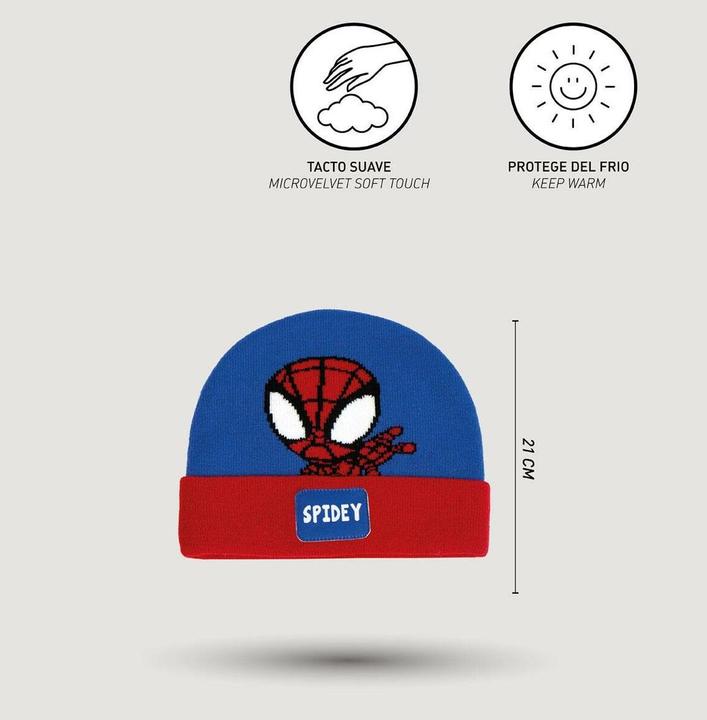 Actual product image Disney Spidey knitted hat (One size)
