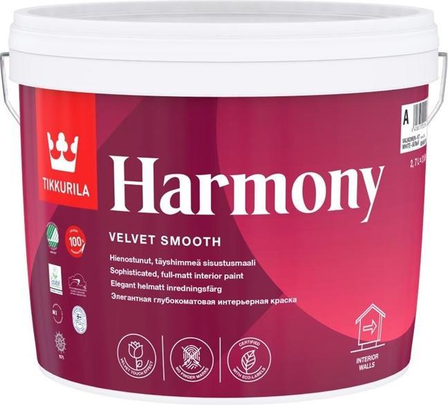 Tikkurila Paint Acrylic Harmony 2,7l Satin Matt (Satin matt)