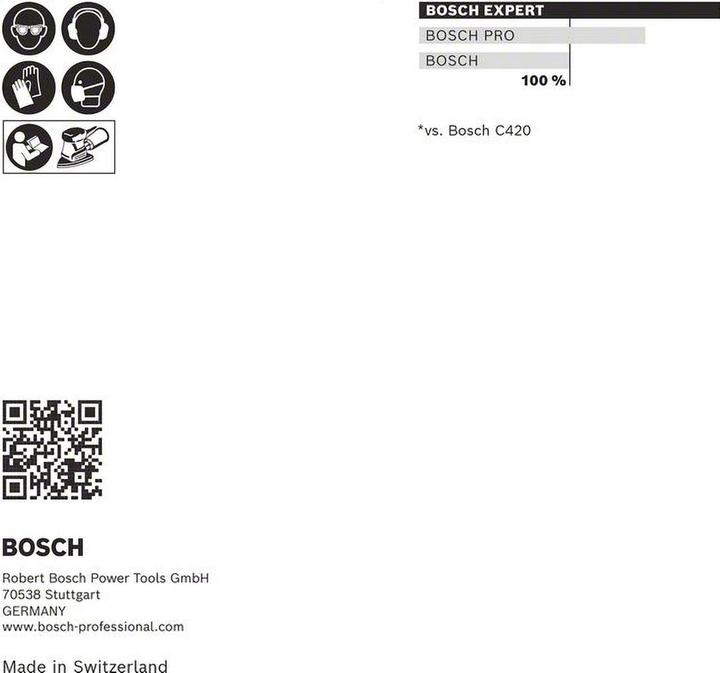 Actual product image Bosch Professional Zubehör Expert C470 (60, 120, 180)