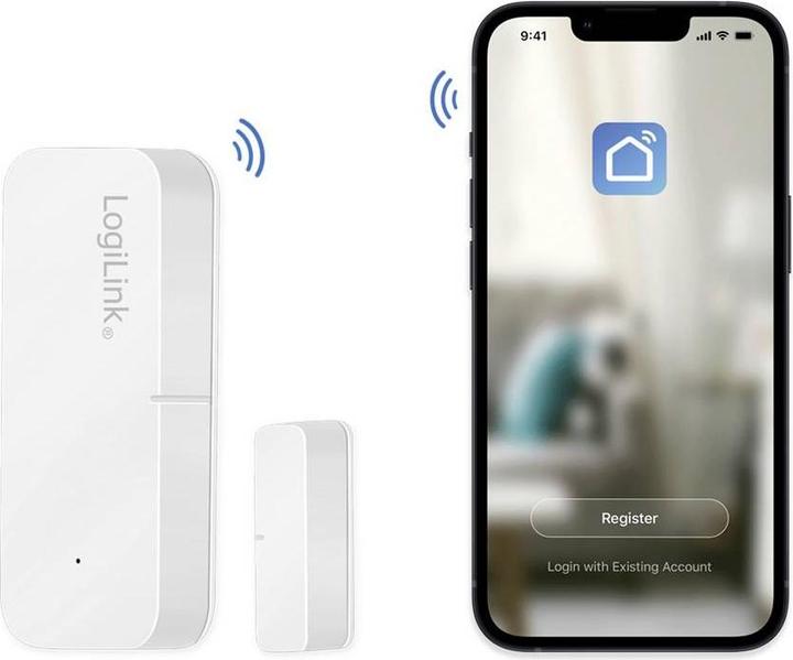 Produktbild LogiLink Smart Home Wi-Fi Door & Window Sensor