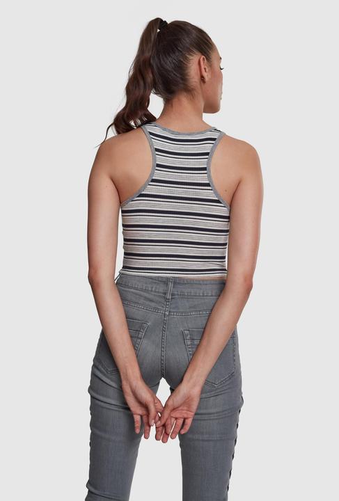Actual product image Urban Classics Ladies Rib Stripe Cropped Top (L)