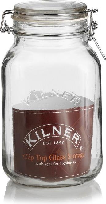 Produktbild Kilner Quadratisches Bügelverschluss Glas, 2 Liter (2 l)