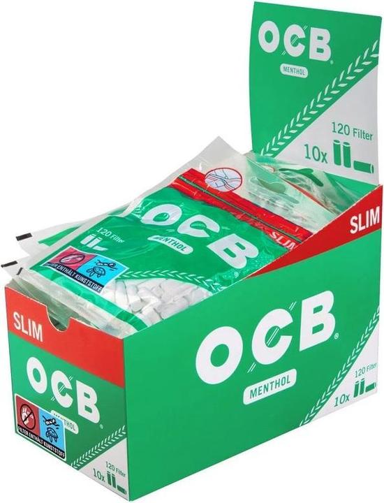 Produktbild OCB Slim Menthol Zigarettenfilter