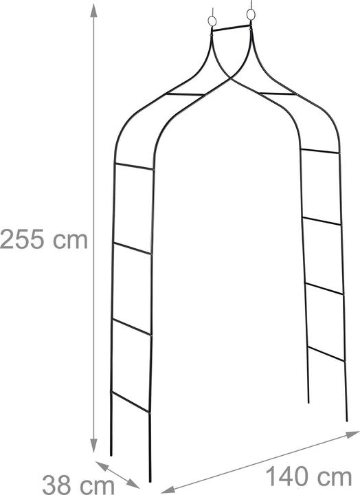 Immagine prodotto Relaxdays Arco di rosa (38 cm, 140 cm)