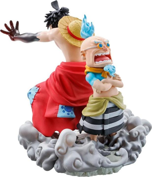 Actual product image Megahouse One Piece Petitrama PVC Mini Statue Logbox Re Birth Wanokuni Vol. 2 Set 9 cm