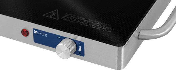 Actual product image Royal Catering RCIC-230W Hot Plate Stainless Steel
