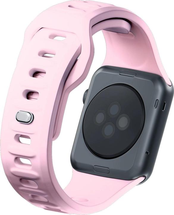 Produktbild 3MK Silicone Watch Strap Powder Pink dla Apple Watch 42/44/45/49 mm