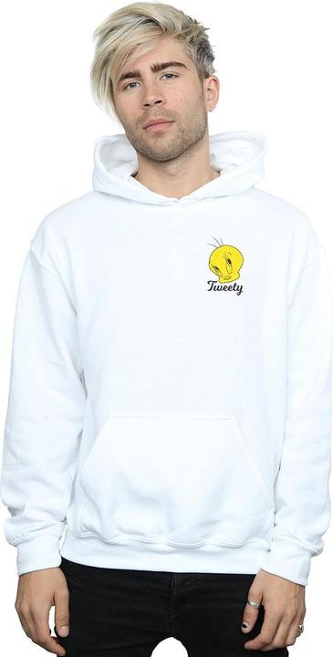 Immagine prodotto Looney Tunes Tweety Pie Head Felpa con Cappuccio Uomo (L)