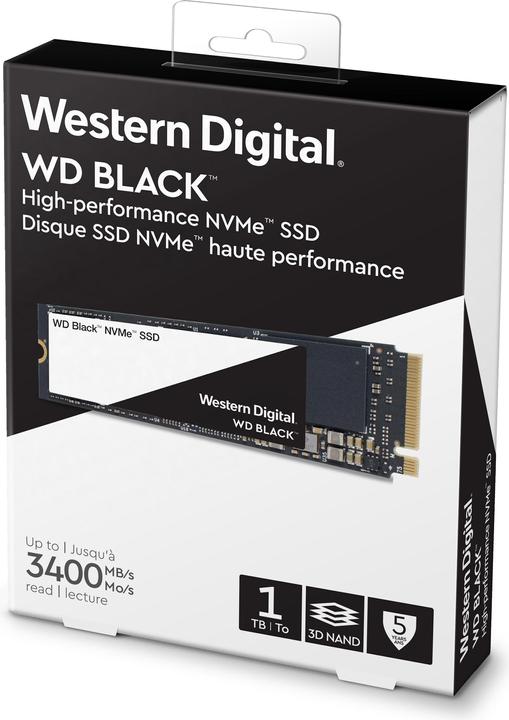 Actual product image WD Black 3D NAND (1000 GB, M.2 2280)