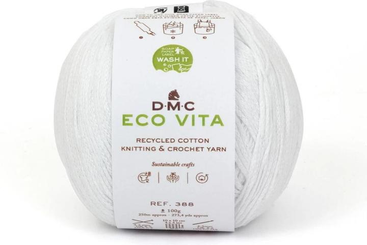 Image du produit DMC Laine Eco Vita 100 g, blanc (250 m)