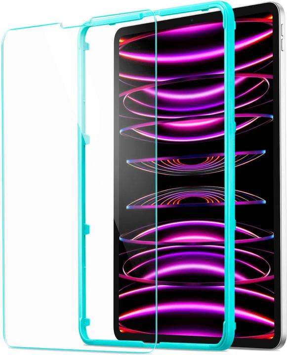 Actual product image ESR Tempered glass display protection (1 Piece, iPad Pro 12.9 2020 (4. Gen), iPad Pro 12.9 2022 (6th Gen), iPad Pro 12.9 2021 (5th Gen), iPad Pro 12.9 2018 (3. Gen))