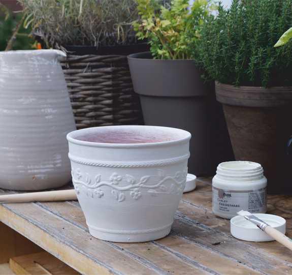 Actual product image Kreul Chalky paint, Cream Cashmere, 150 ml (Beige, Cream, White, Silver, 150 ml)