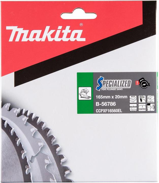 Produktbild Makita SPECIALIZED Sägeb.165x20x60Z