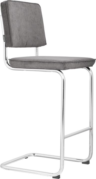 Produktbild Zuiver Barstool Ridge Rib Grey 6a