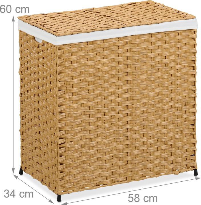 Actual product image Relaxdays Laundry basket (110 l)
