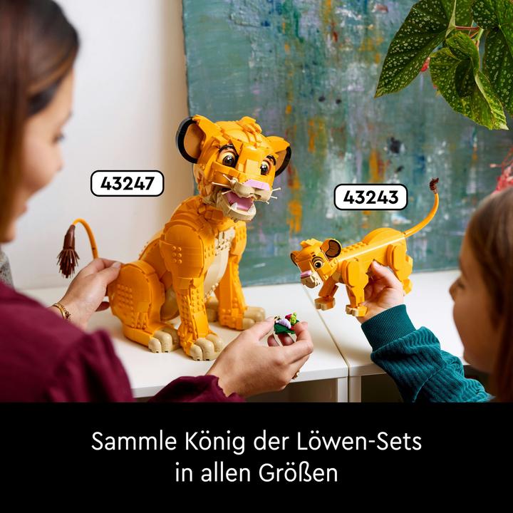 Produktbild LEGO Simba, Der junge König der Löwen (43247, LEGO Disney)