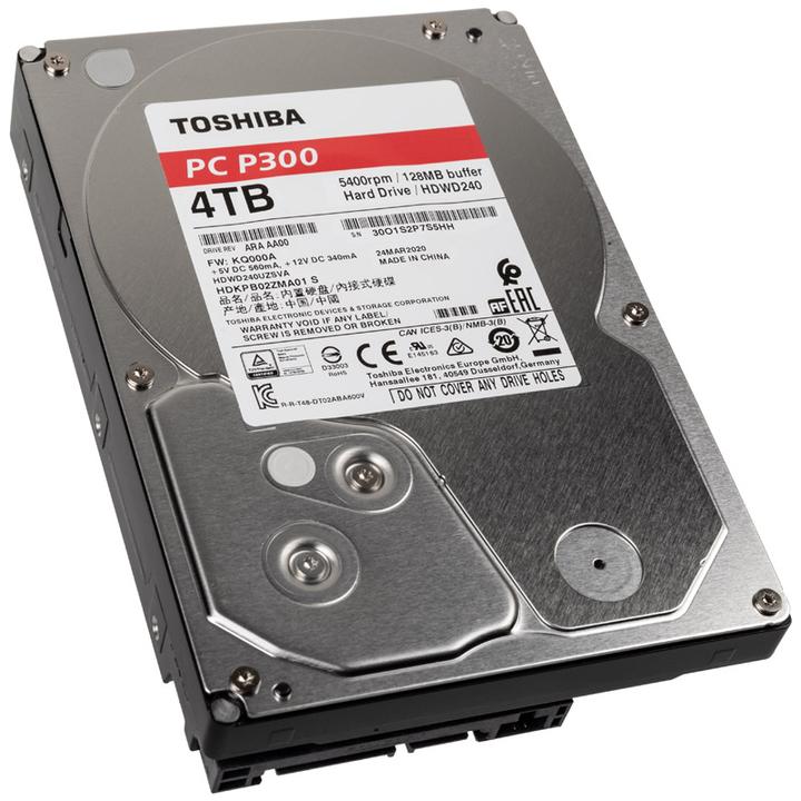 Image du produit Toshiba P300 (4 To, 3.5", SMR)