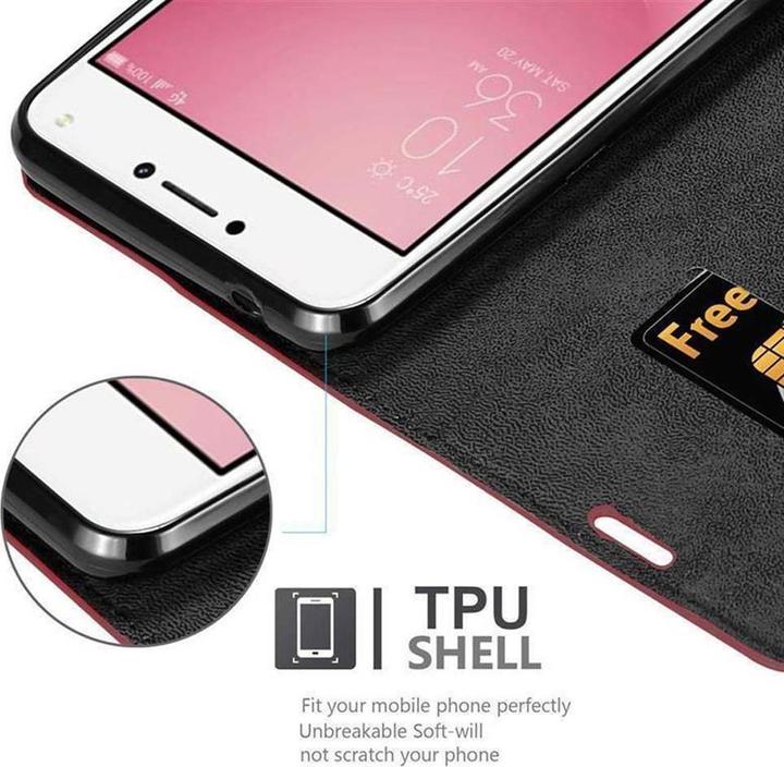 Actual product image Cadorabo Book Invisible Magnet Cover (Asus Zenfone 4 Max)