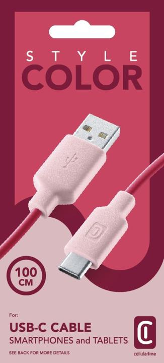 Image du produit Cellularline Stylecolor (1 m, USB 2.0)