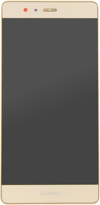 Actual product image OEM Display unit + frame for Huawei P9 gold (Display, Huawei P9)