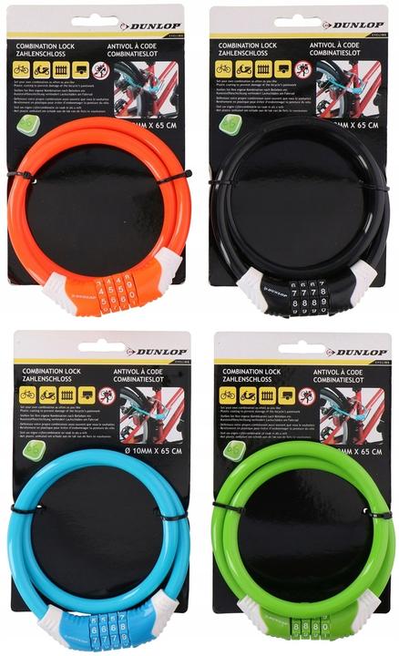 Image du produit Dunlop Serrure à chaîne à combinaison (65 cm)