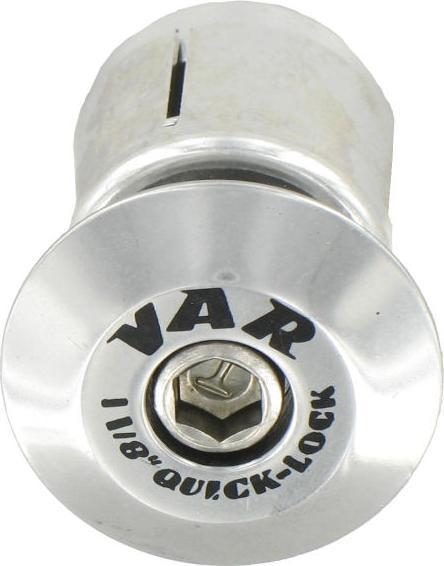 Produktbild VAR Steuersatzexpander Silbr 1 1/8" Ahead-Gabelschäfte