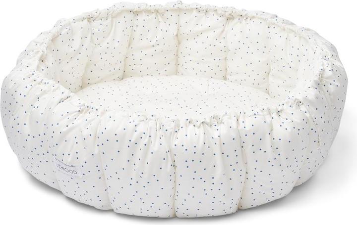 Actual product image Liewood Ola 2 in 1 Baby Nest Playmat Classic Dots Cream