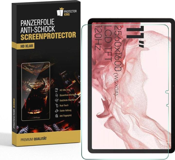 Produktbild Protectorking 1x Panzerfolie Anti-Shock HD Klar (1 Stück, Galaxy Tab S9 Ultra)