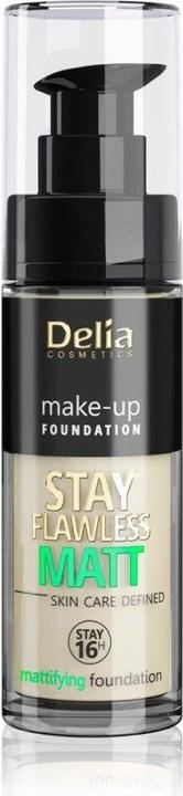 Delia Cosmetics Cosmetics Stay Flawless Mattifying Foundation 16H Ivory 30ml