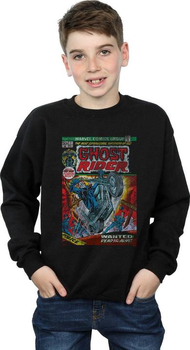Image du produit - Sweat GHOST RIDER DISTRESSED COMIC COVER - Garçon (140, 146)