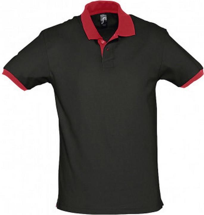 Sols Prince Pique PoloShirt in Kontrastfarben Kurzarm