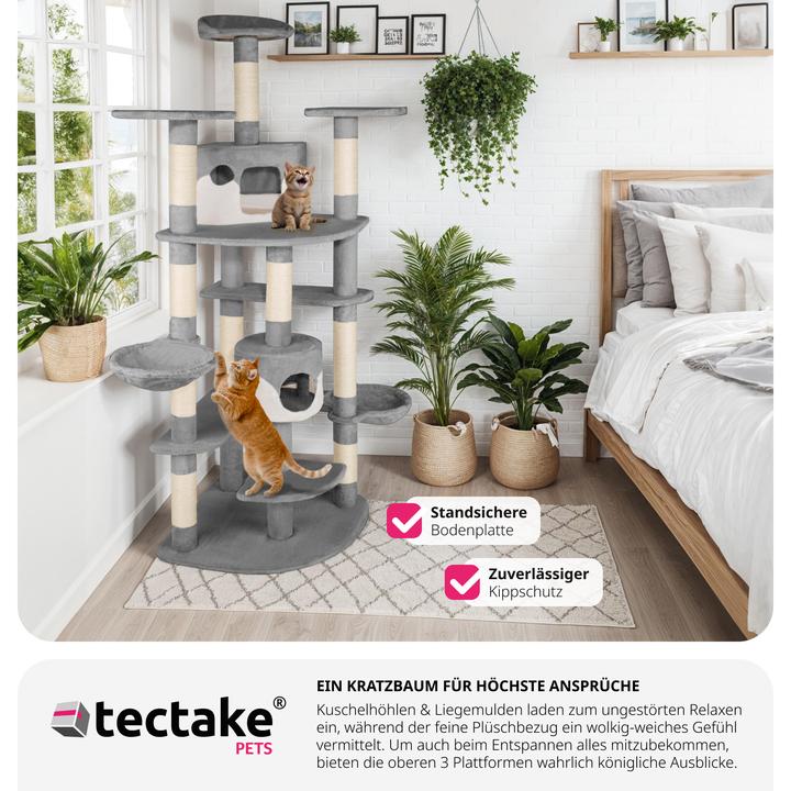 Actual product image tectake Fippi (201 cm, Grey/white)